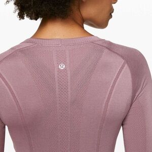Lululemon Swiftly Tech Long Sleeve - Vintage Mauve- Pink - Size 6 - Excellent